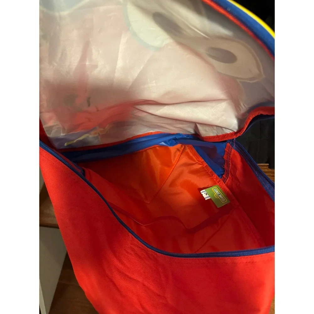 Sesame Street Elmo Backpack Red Blue Yellow Fast Forward School Bag Kids